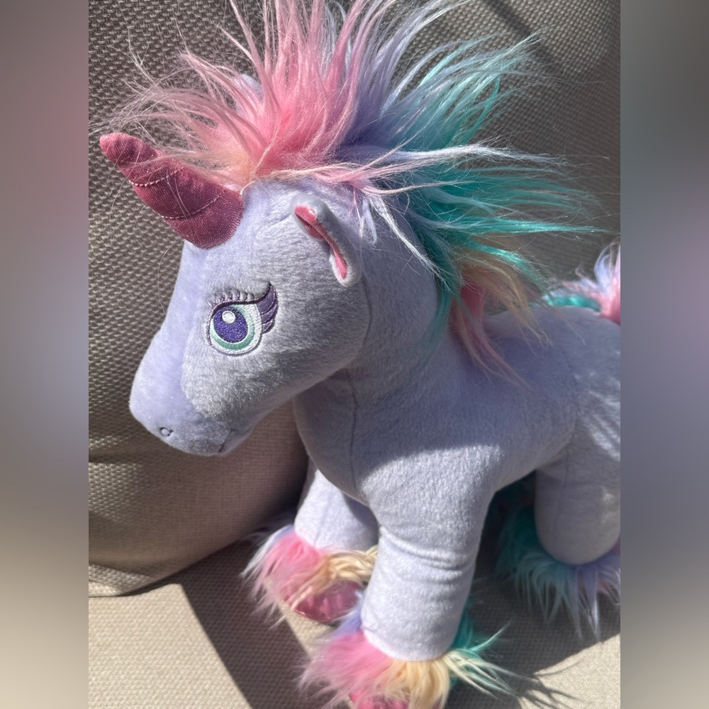 Build-A-Bear Pastel Plush‎ with Multicolor Mane Enchanted Unicorn Fairy Friend